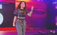 Lita making her triumphant return to a WWE ring